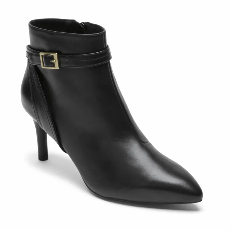 Rockport Women TOTAL MOTION ARIAHNNA STITCH BOOTIE BLACK/LEATHER sold by Rockport