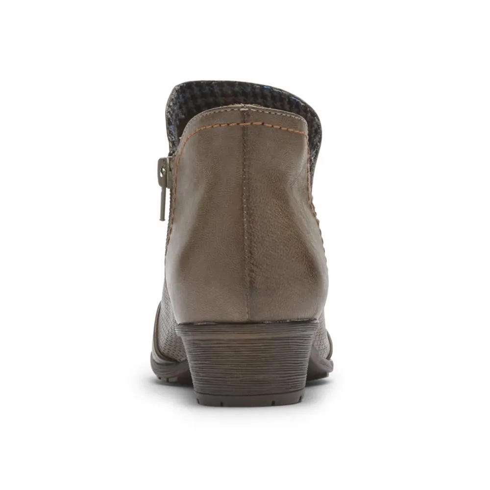 Cobb Hill GRATASHA V-CUT BOOT TAUPE LEATHER sold by Rockport product image thumbnail 4