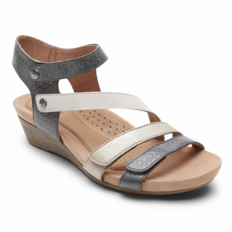 Cobb Hill HOLLYWOOD 4 STR NAVY MULTI sold by Rockport