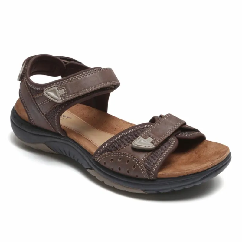 Cobb Hill FRANKLIN THREE STRAP BROWN sold by Rockport