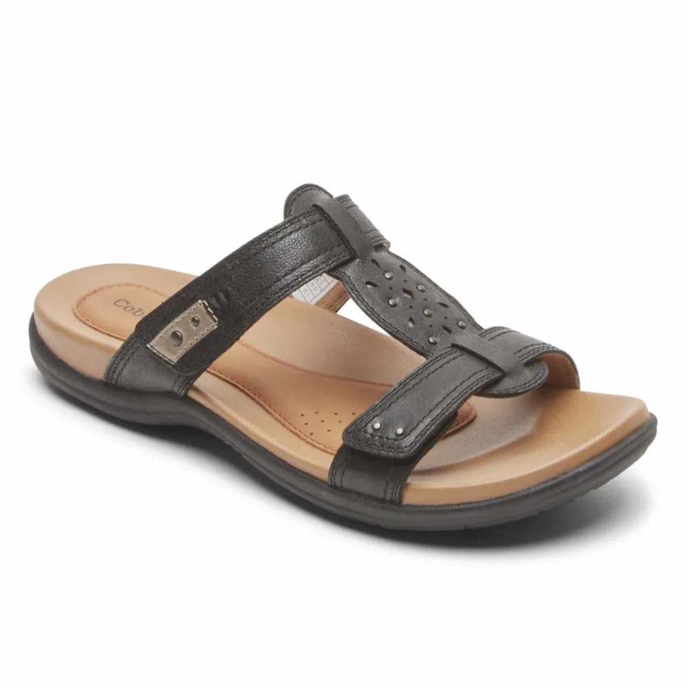 Cobb Hill RUBEY SLIDE BLACK sold by Rockport