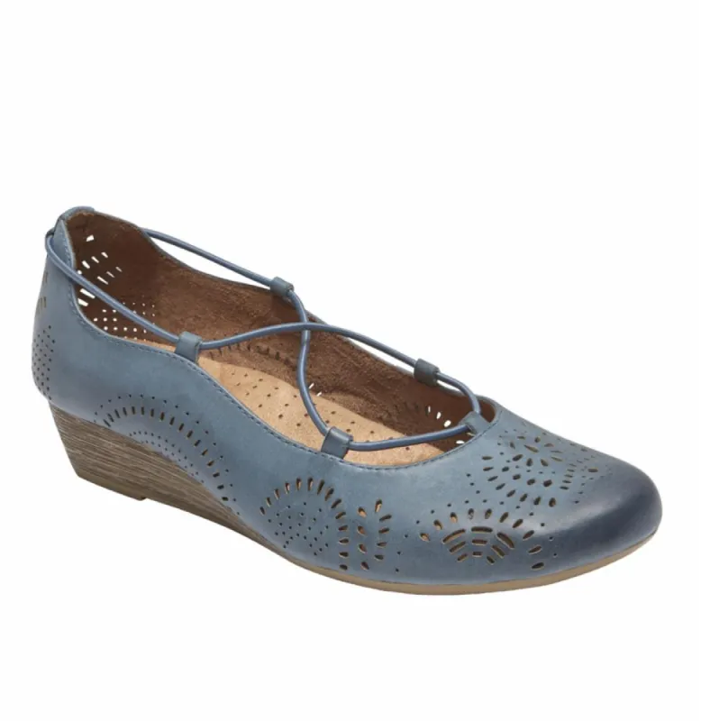 Cobb Hill JUDSON JUDSON XPUMP MOROCCAN BLUE/NUBUCK sold by Rockport