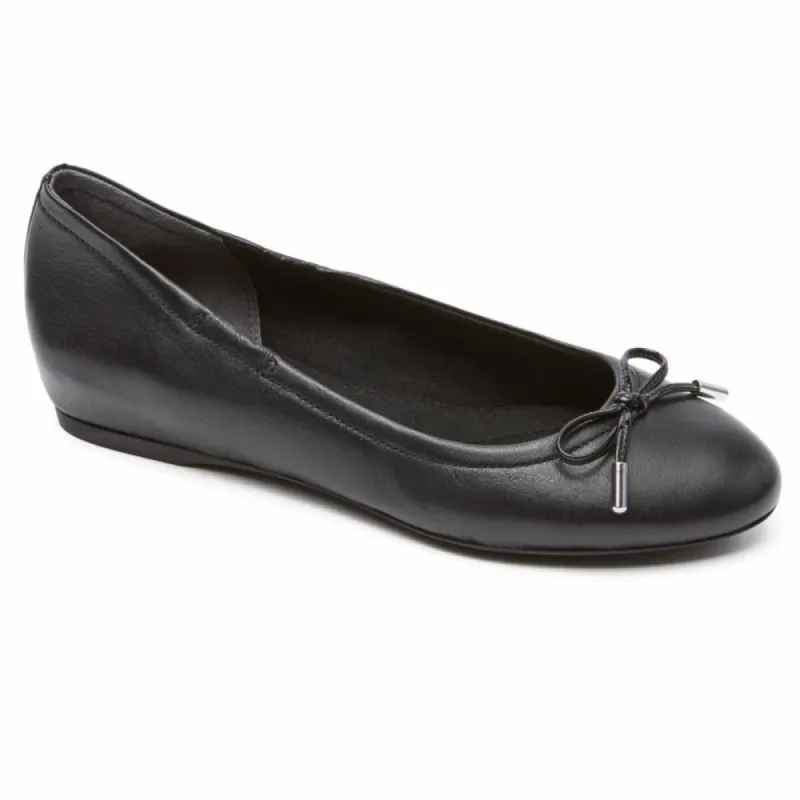 Rockport Women TOTAL MOTION HW20 TIED BALLET BLACK/NAPPA sold by Rockport