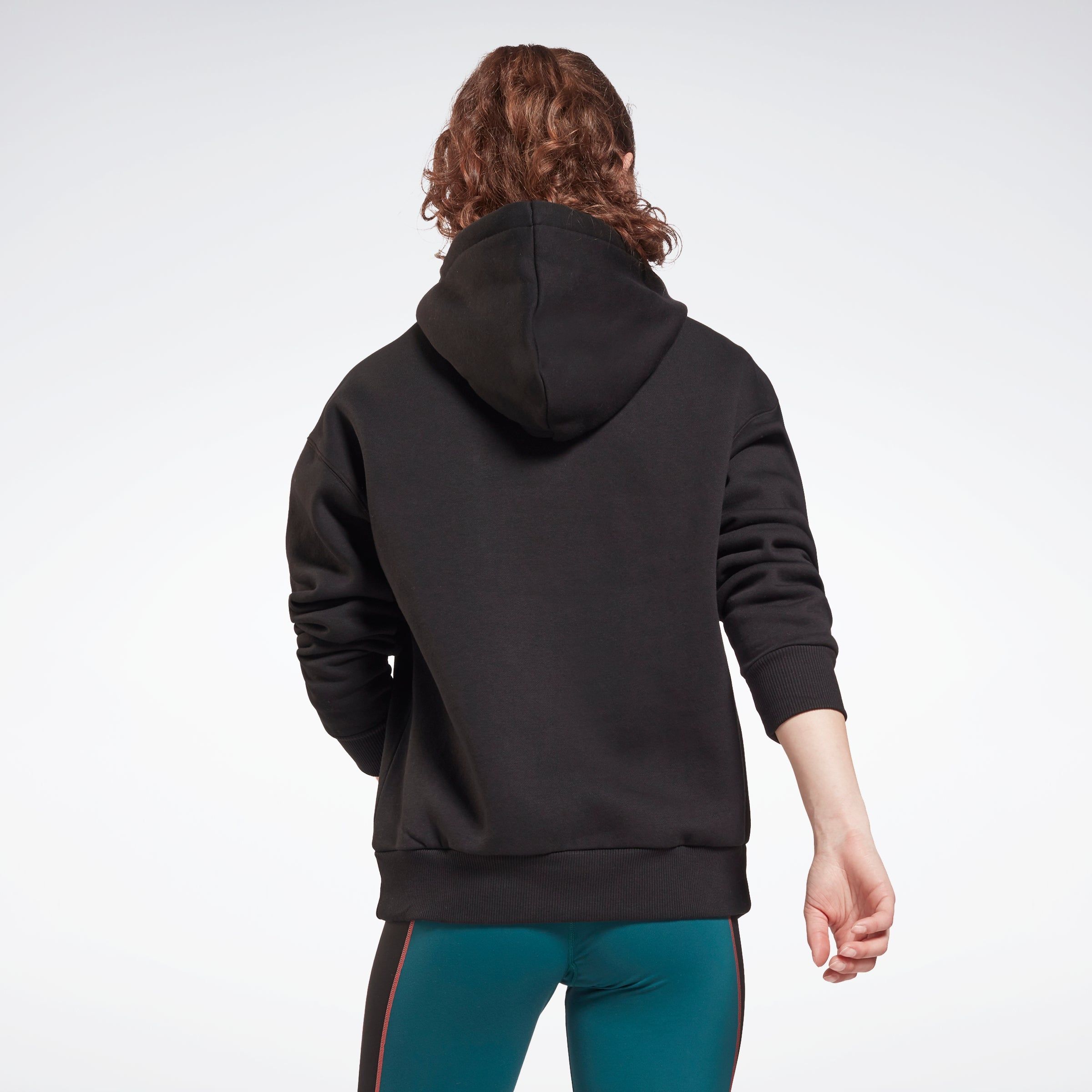 Reebok Apparel Women Reebok Identity Logo Fleece Hoodie Black sold by Rockport product image thumbnail 3
