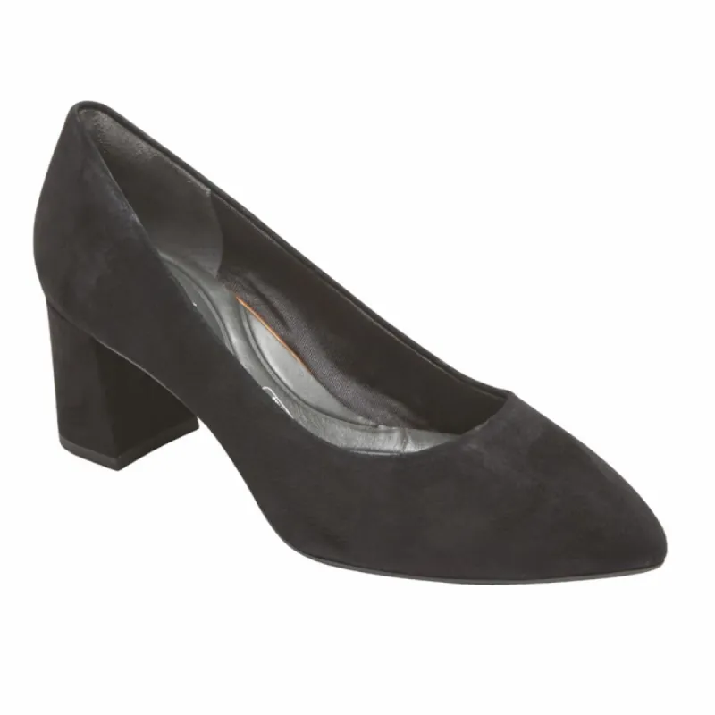 Rockport Women TOTAL MOTION SALIMA PUMP BLACK/SUEDE sold by Rockport