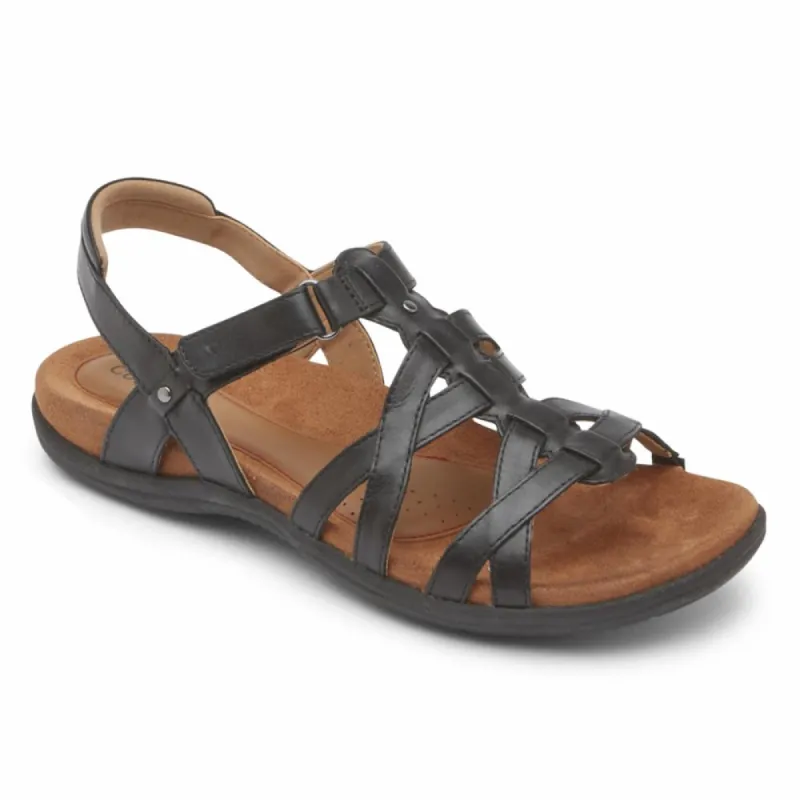 Cobb Hill RUBEY WOVEN SD BLACK sold by Rockport