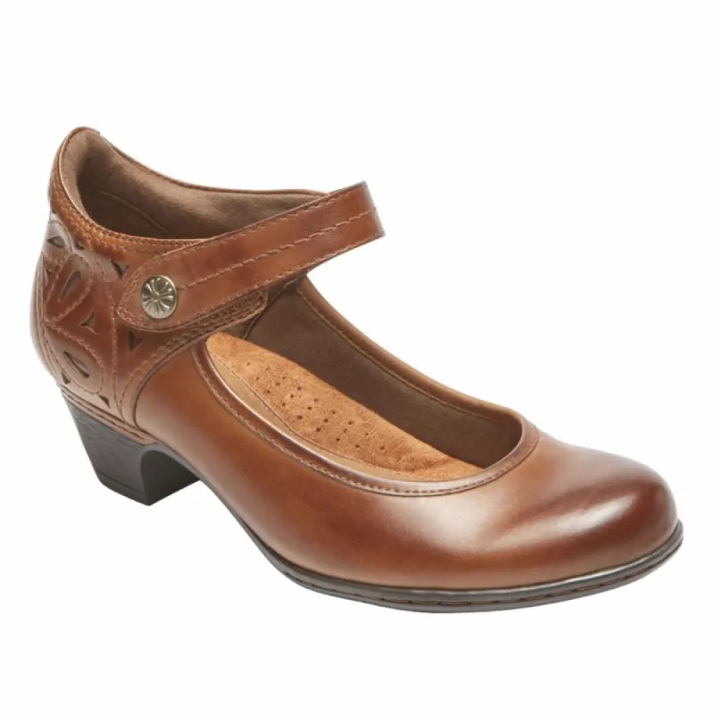 Cobb Hill ABBOTT ANKLE STRAP ALMOND/LEATHER sold by Rockport