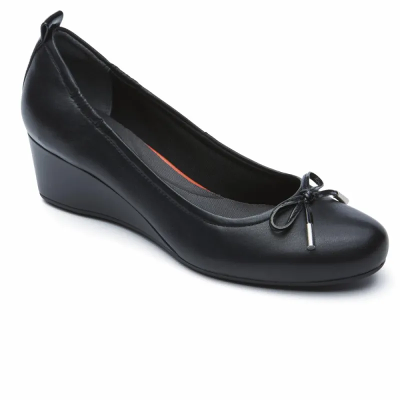 Rockport Women TOTAL MOTION 45MW TIED PUMP BLACK/NAPPA sold by Rockport