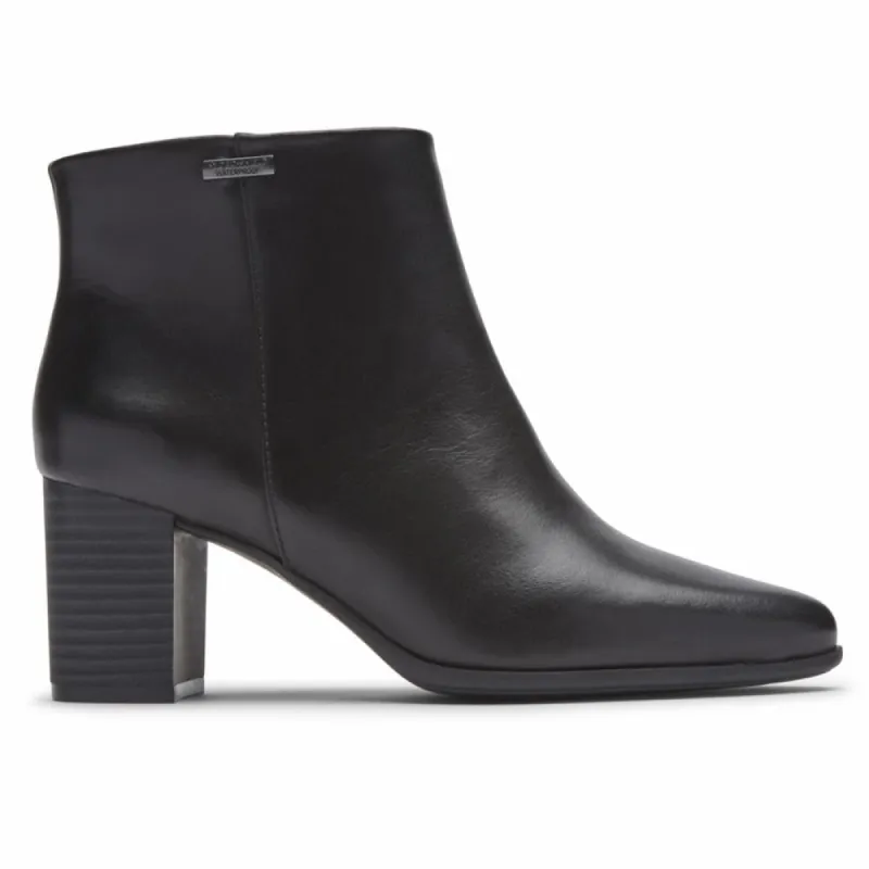 Rockport Women CAMDYN BOOTIE BLACK LEATHER WP sold by Rockport