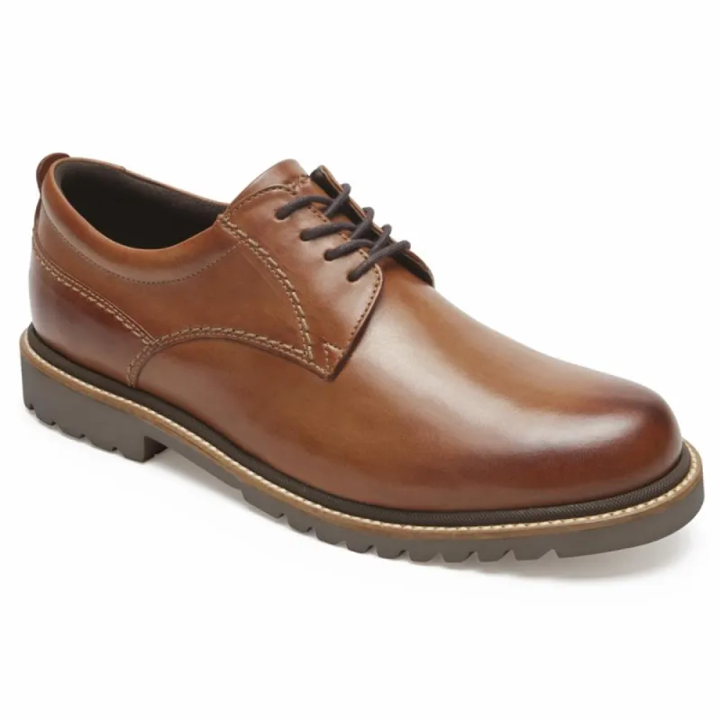 Rockport Men MARSHALL PT OXFORD COGNAC/LEATHER sold by Rockport