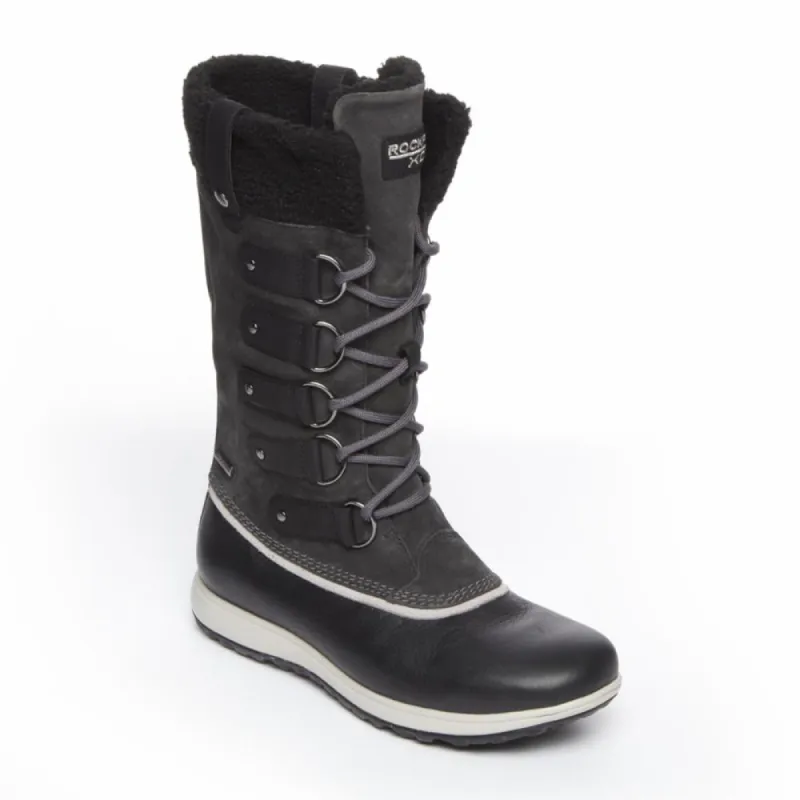 Rockport Women XCS BRITT WP HIGH BOOT BLACK sold by Rockport