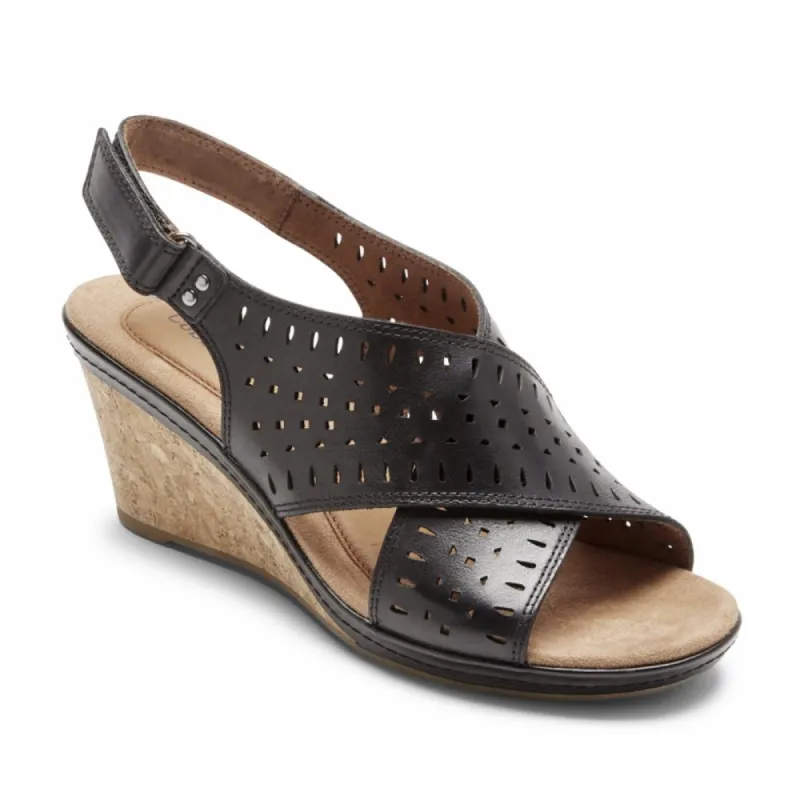 Cobb Hill JANNA SLINGBACK BLACK LTHR sold by Rockport