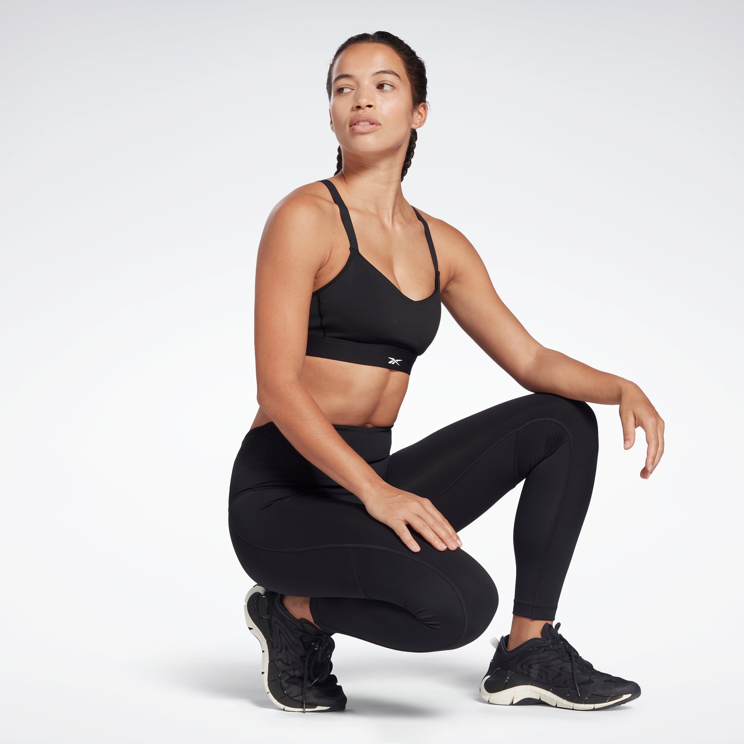 Reebok Apparel Women Reebok Lux Strappy Sports Bra Black sold by Rockport product image thumbnail 2