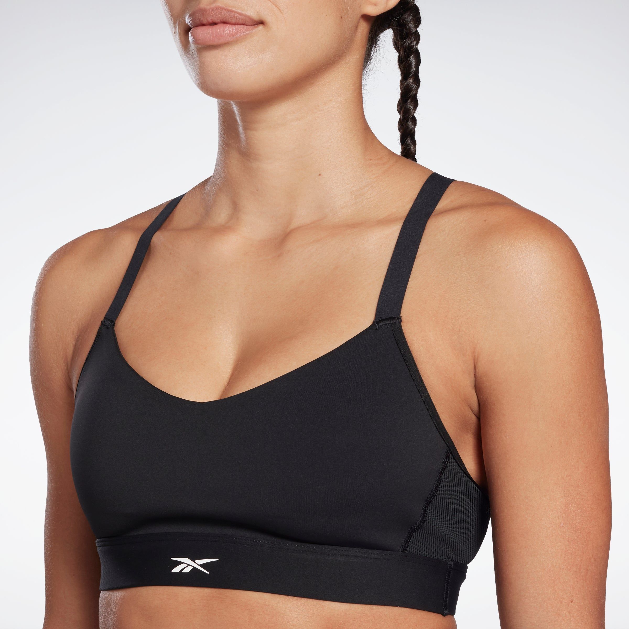 Reebok Apparel Women Reebok Lux Strappy Sports Bra Black sold by Rockport product image thumbnail 4