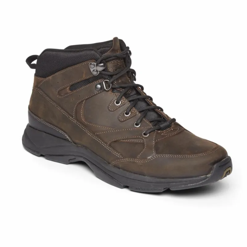 Rockport Men WERE ROCKIN CHUKKA BURNT EARTH/LEATHER sold by Rockport