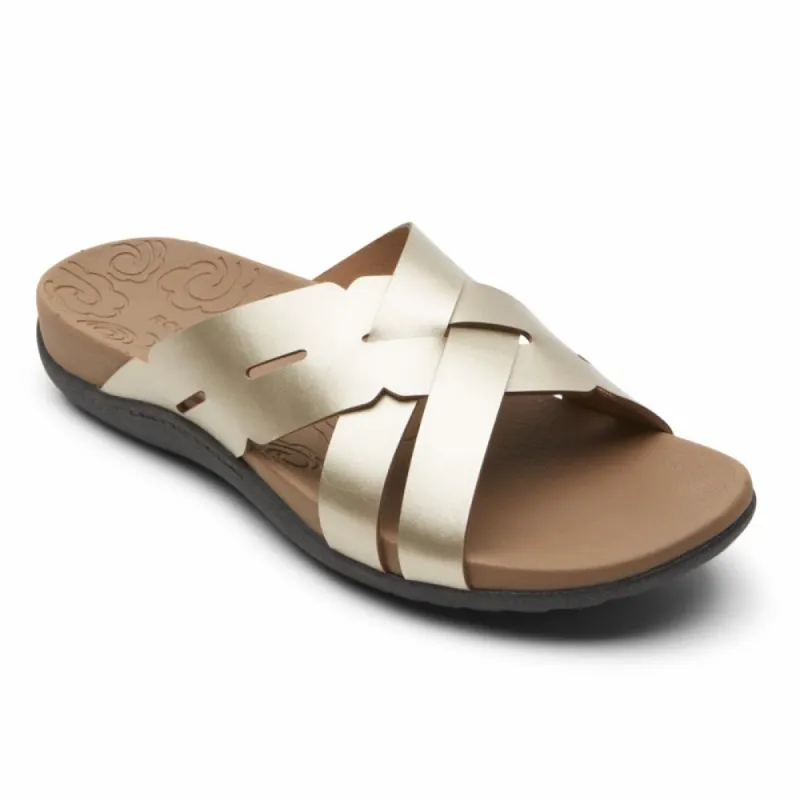 Rockport Women RIDGE WOVEN SLIDE STARLIGHT sold by Rockport