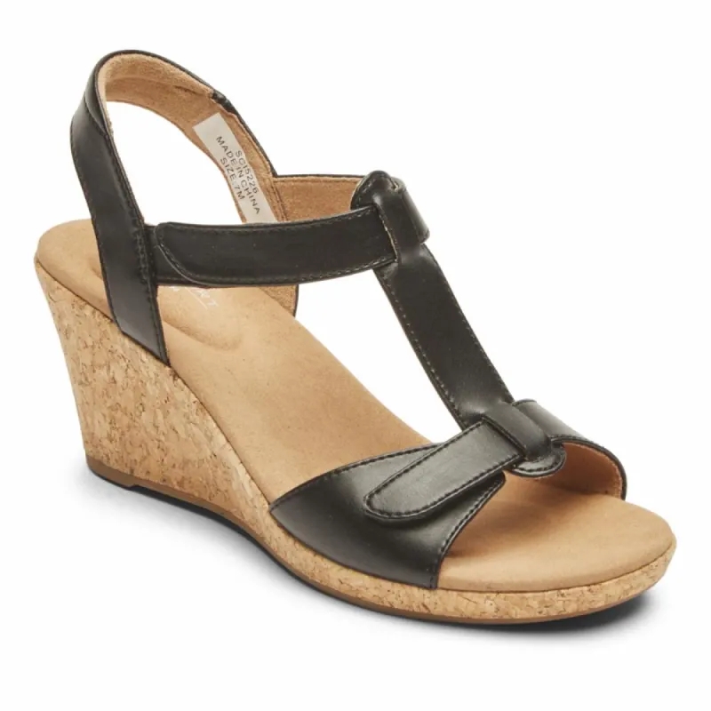 Rockport Women BRIAH T STRAP BLACK sold by Rockport