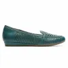 Cobb Hill GALWAY WOVN LOAFER TEAL LEATHER sold by Rockport