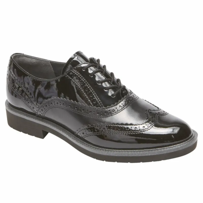 Rockport Women TOTAL MOTION ABELLE WING TIP BLACK sold by Rockport
