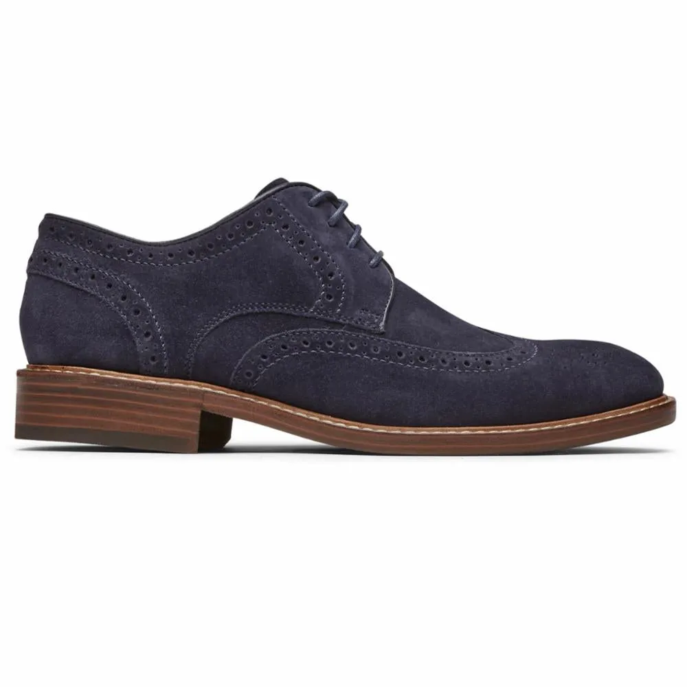 Rockport Men KENTON WINGTIP NAVY SDE sold by Rockport product image thumbnail 2