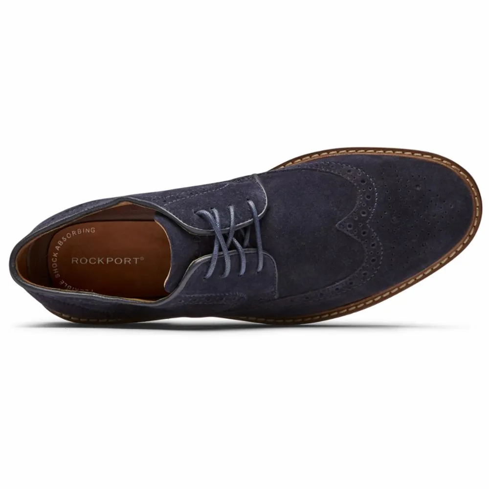 Rockport Men KENTON WINGTIP NAVY SDE sold by Rockport product image thumbnail 3