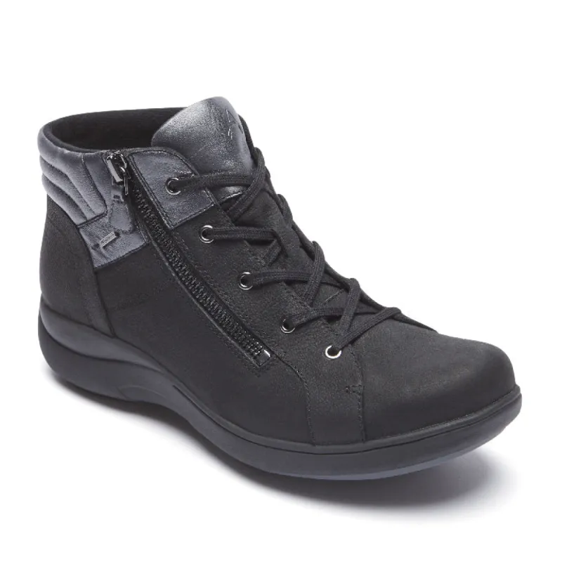 Aravon REV STRIDARC WATERPROOF LOW BOOT BLACK made by Rockport