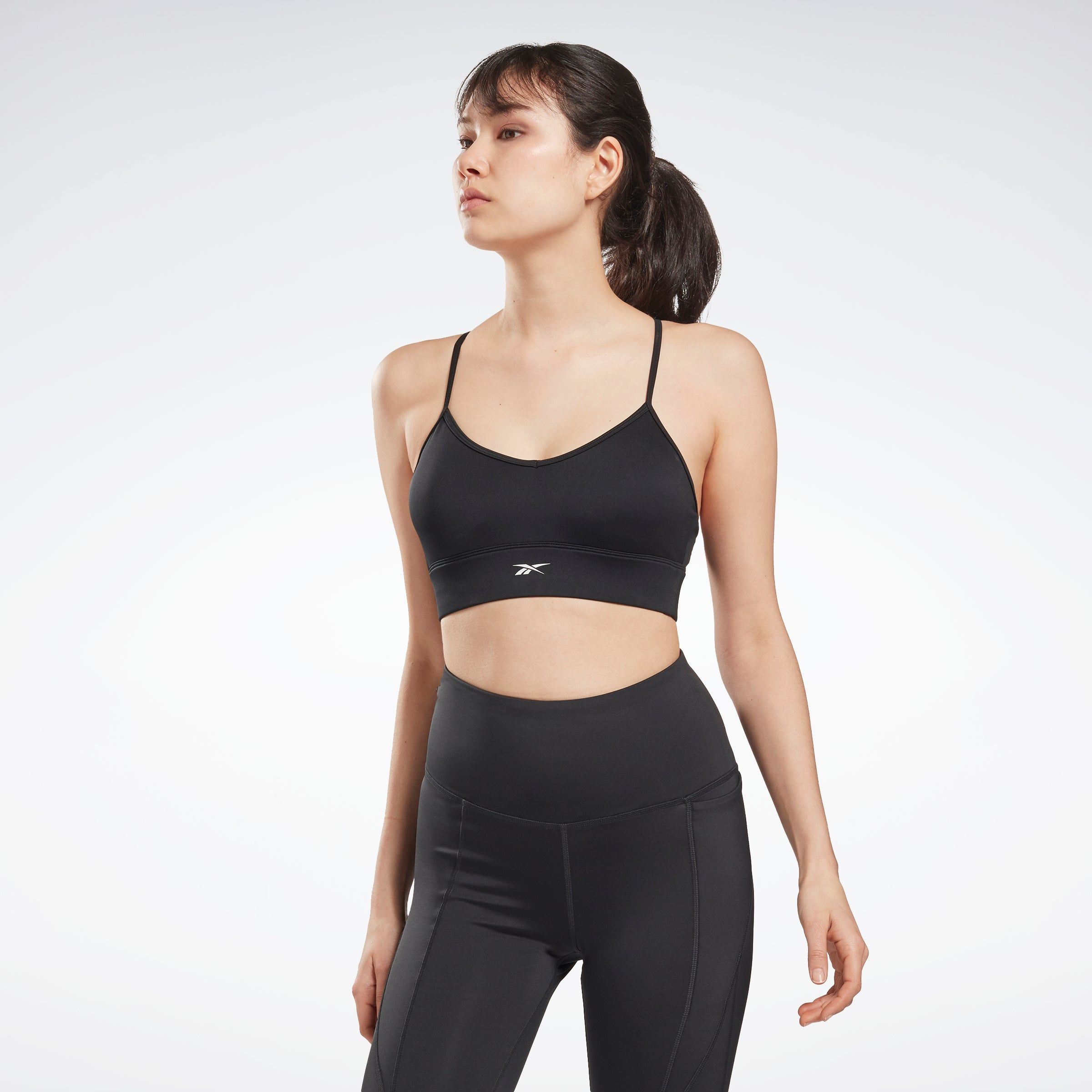 Reebok Apparel Women Workout Ready Sports Bra Nghblk sold by Rockport