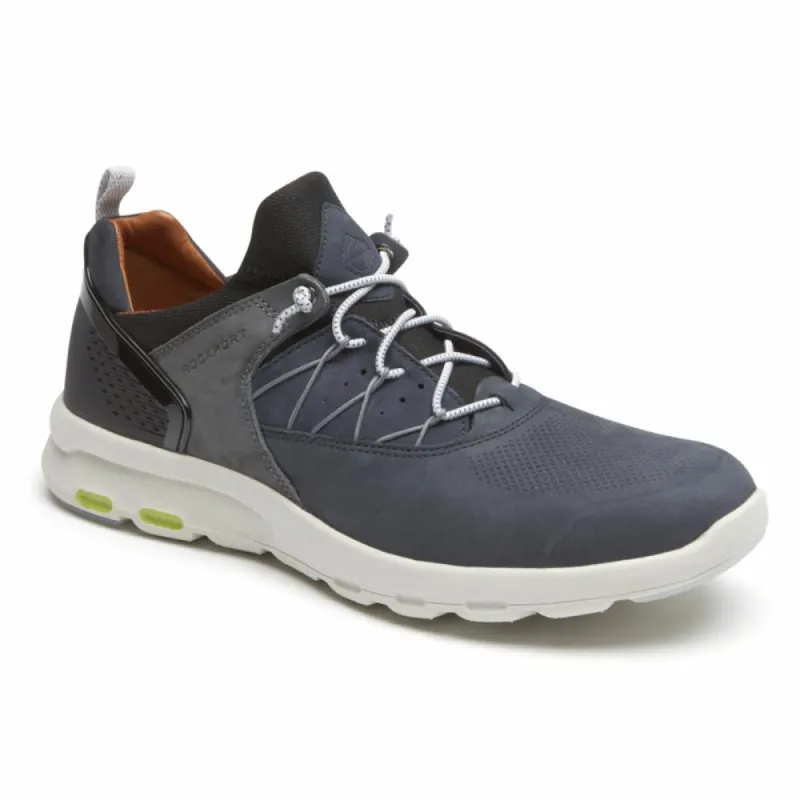 Rockport Men LETS WALK M BUNGEE BLUE/NUBUCK sold by Rockport