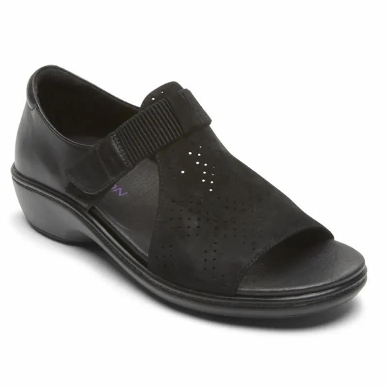 Aravon DUXBURY T-STRAP BLACK MULTI sold by Rockport