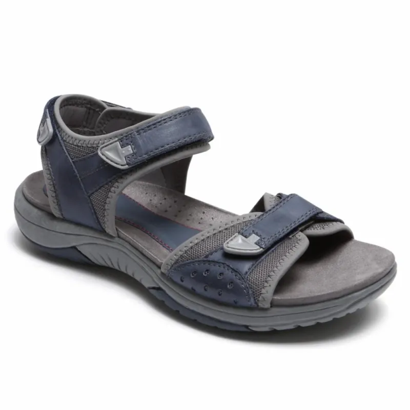 Cobb Hill FRANKLIN THREE STRAP BLUE sold by Rockport
