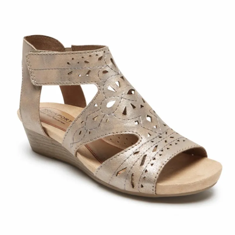Cobb Hill HOLLYWOOD HI CAGED TAUPE/METALLIC sold by Rockport