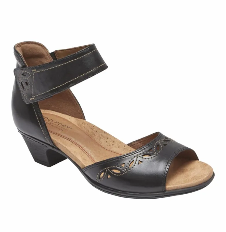 Cobb Hill ABBOTT 2 PC ANKLE BLACK/LEATHER sold by Rockport
