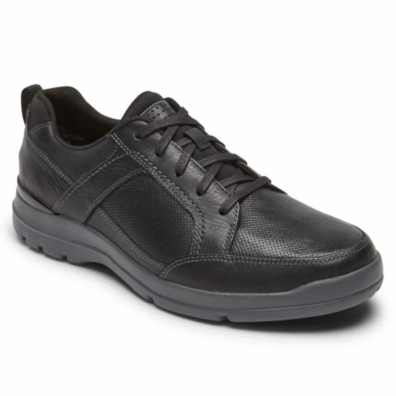 Rockport Men CITY EDGE LACE UP BLACK LEA sold by Rockport