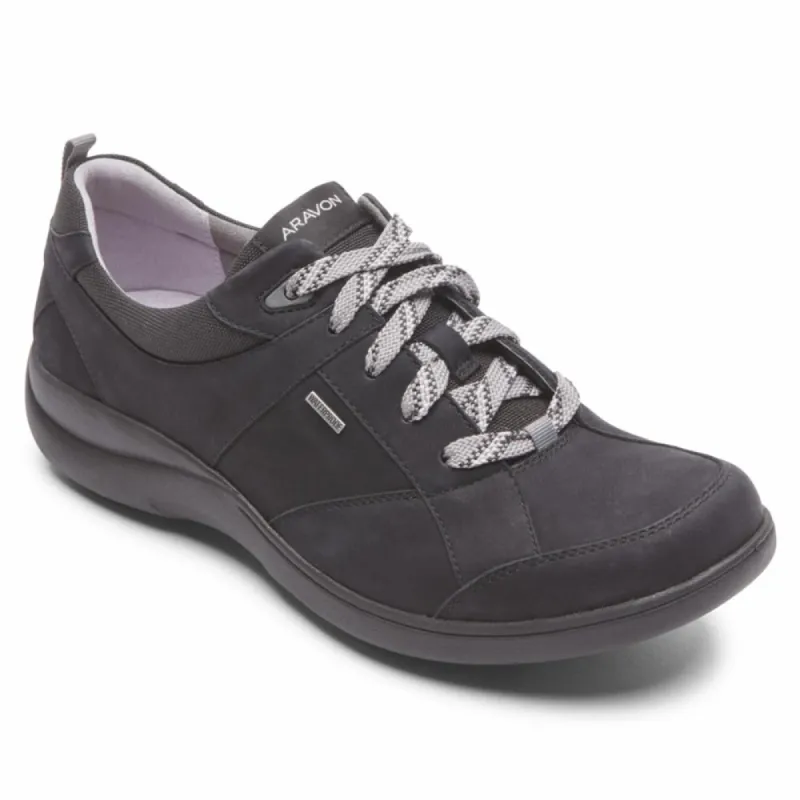 Aravon REV STRIDARC WATERPROOF WP TIE BLACK sold by Rockport