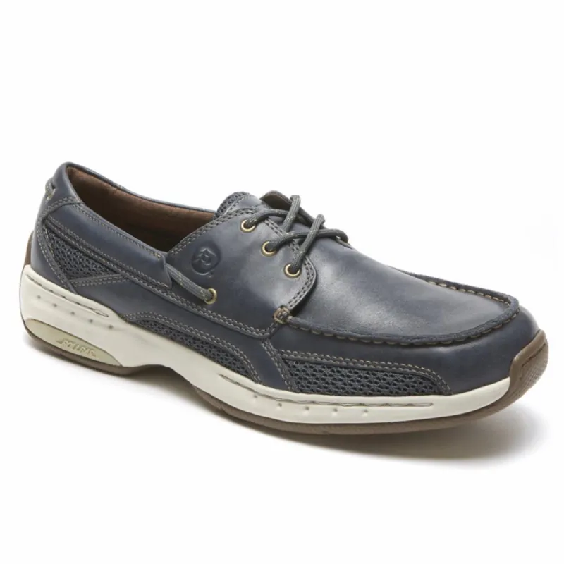 Dunham WATERFORD CAPTAIN BOAT SHOE NAVY sold by Rockport