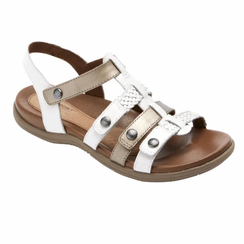Cobb Hill RUBEY TSTRAP WHITE/MULTI sold by Rockport