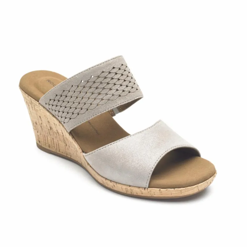 Rockport Women BRIAH 2 BAND KHAKI/METALLIC sold by Rockport