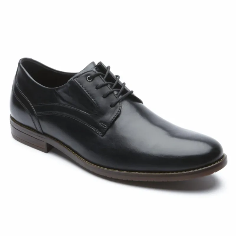 Rockport Men STYLE PURPOSE 3 PLAIN TOE BLACK/LEATHER sold by Rockport
