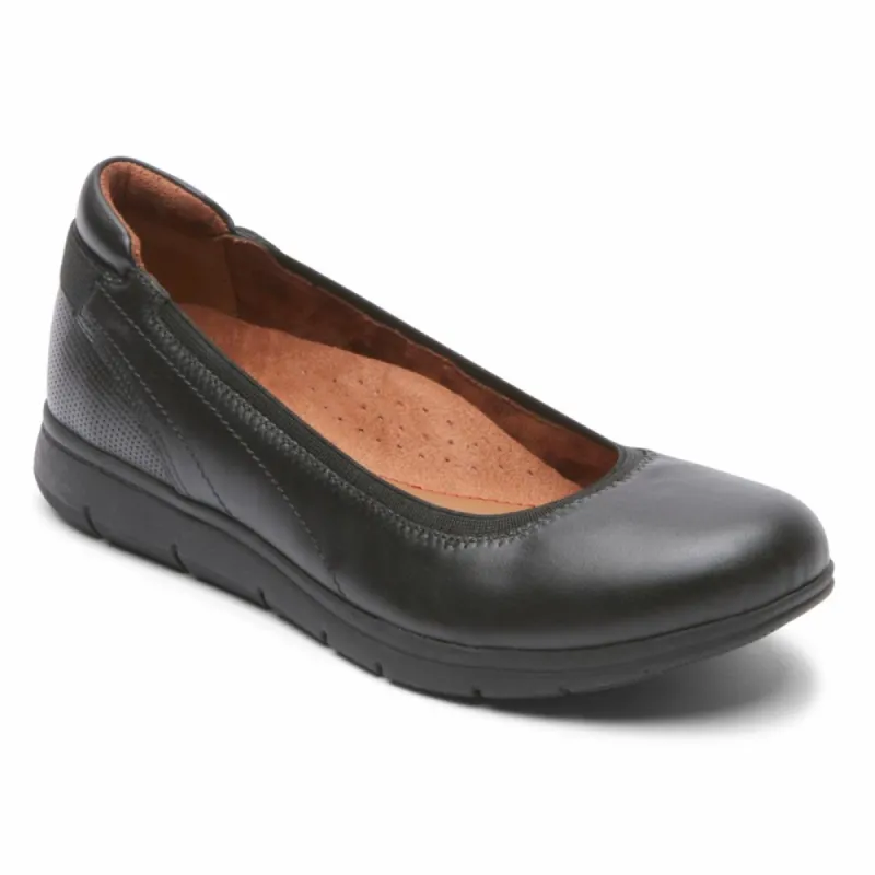 Cobb Hill LIDIA BALLET BLACK LEATHER sold by Rockport