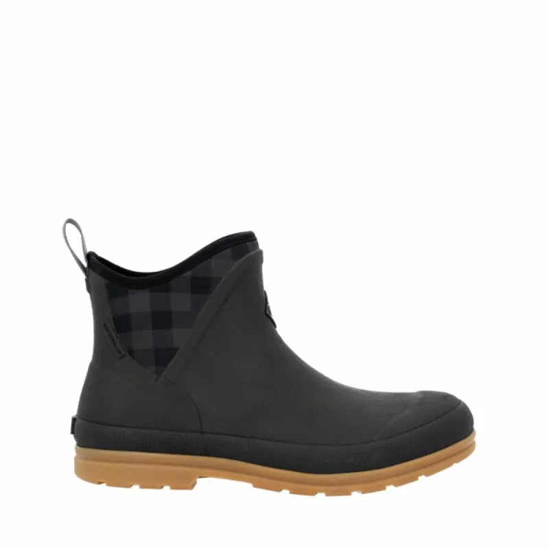Muck Footwear Women ORIGINALS ANKLE BLACK/PLAID sold by Rockport