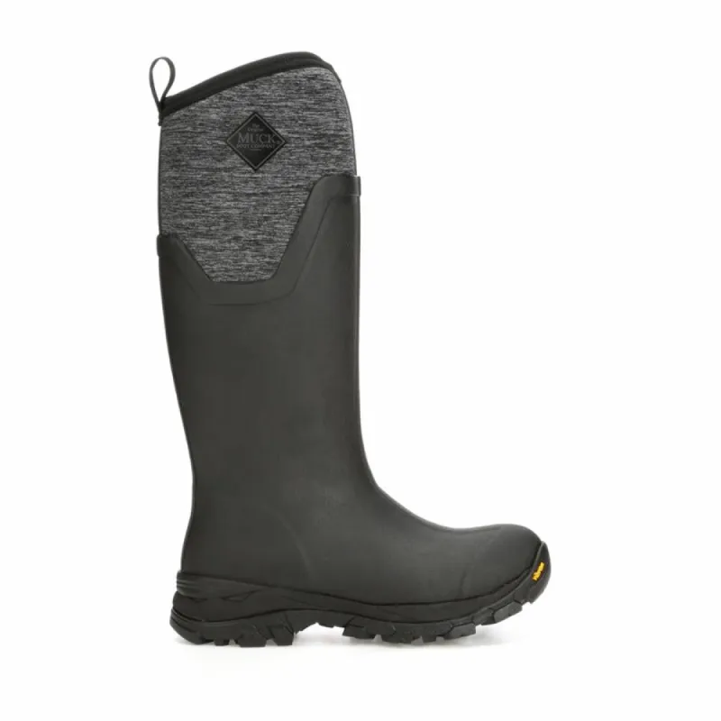 Muck Footwear Women ARCTIC ICE VIBRAM ARCTIC GRIP ALL TERRAIN TALL BLACK/JERSEYHEATHER sold by Rockport