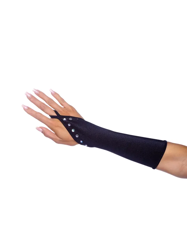 6679 - Bedazzled Gloves with Rhinestones sold by Roma