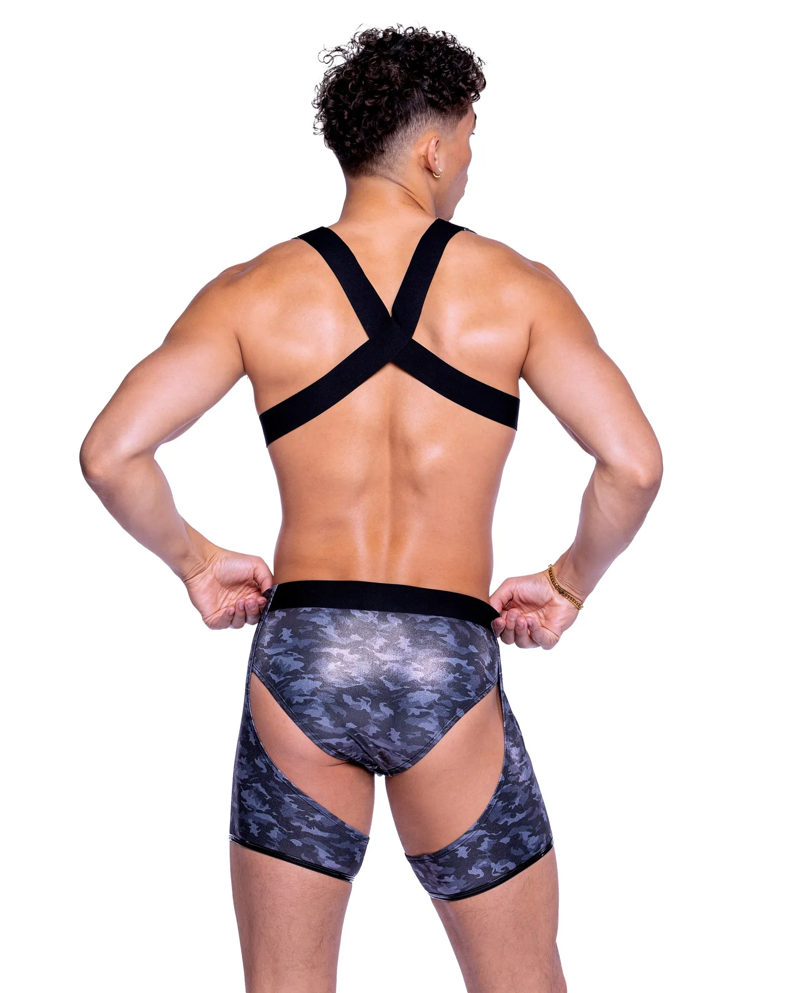 6523 - Shimmer Camouflage Briefs sold by Roma product image thumbnail 2