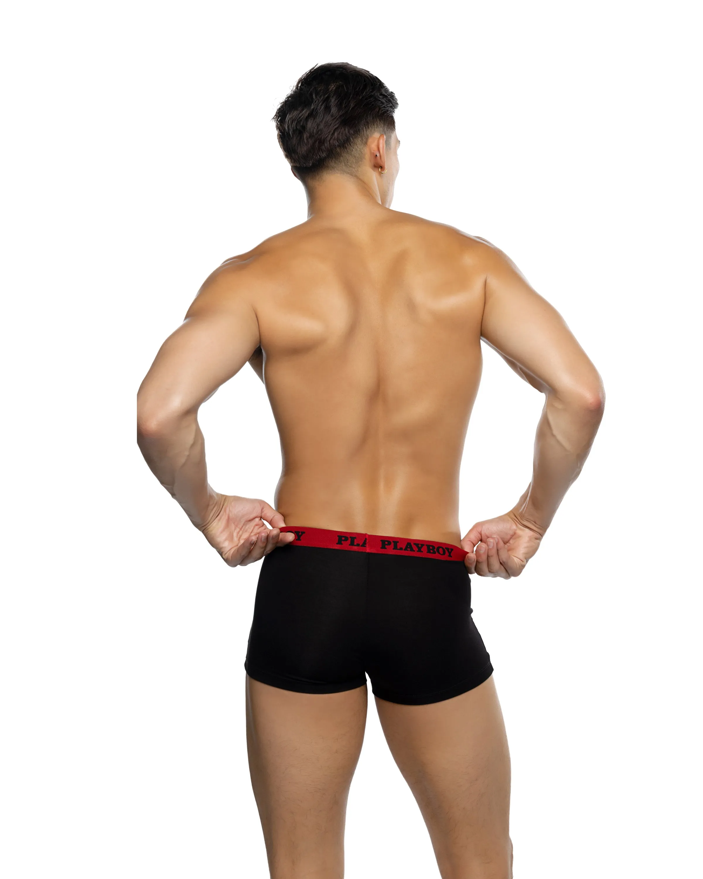 PBLI142 - Playboy Mens Tuxedo Modal Boxer Briefs sold by Roma product image thumbnail 4