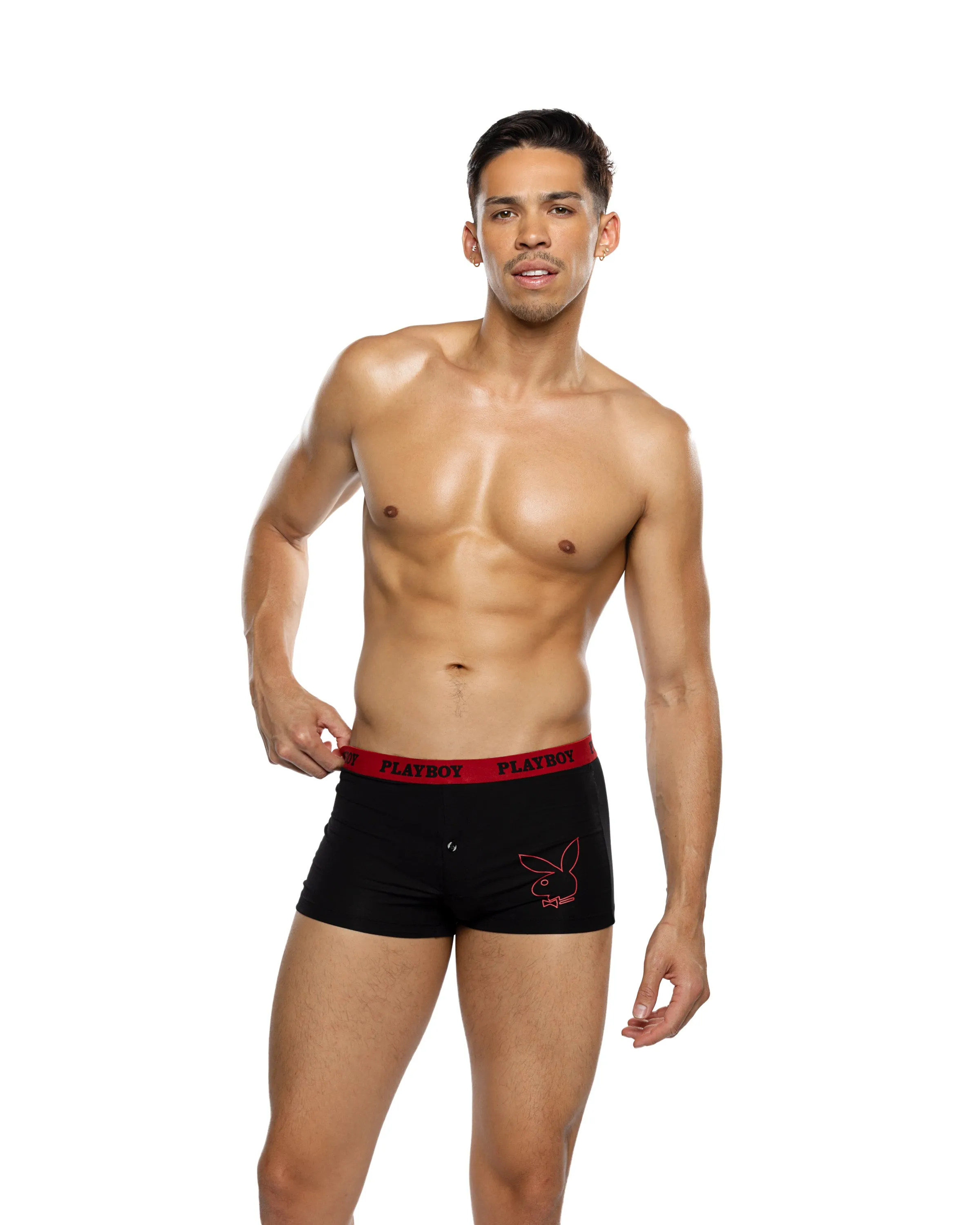 PBLI142 - Playboy Mens Tuxedo Modal Boxer Briefs sold by Roma product image thumbnail 3