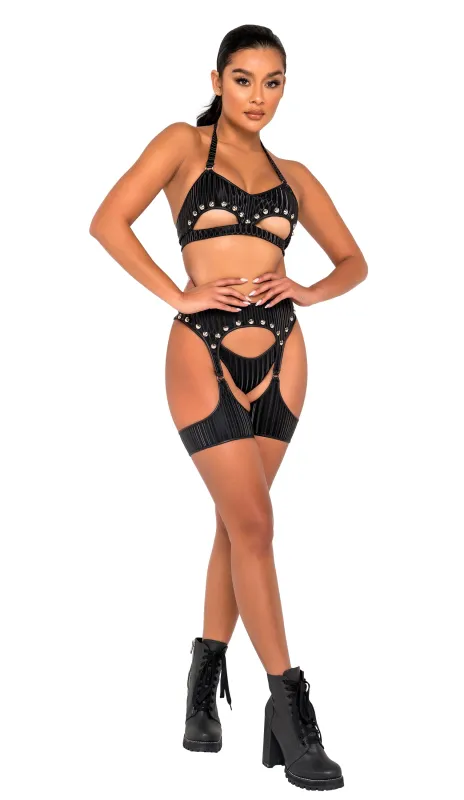 6121 - Studded Garter Belt Harness sold by Roma