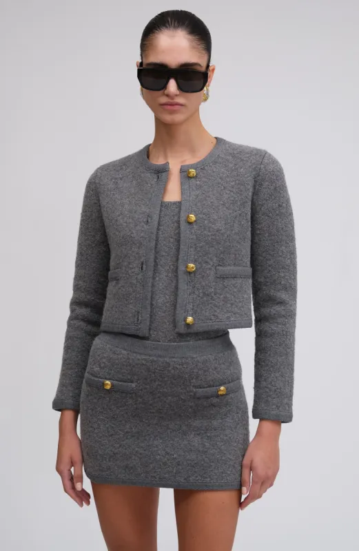 Dalya Skirt - Slate Grey sold by Ronny Kobo Collection