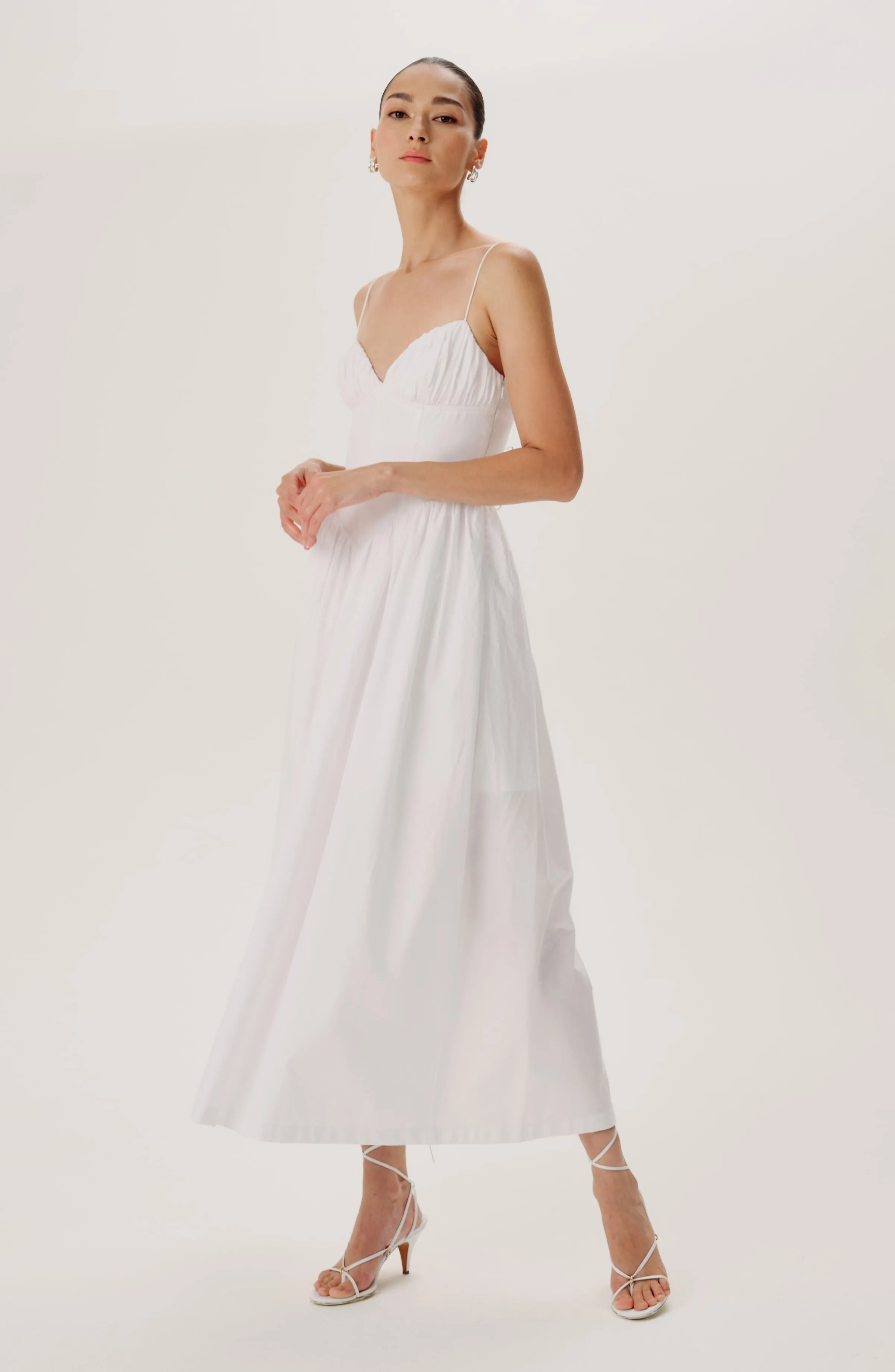 Carmine Dress - Optic White sold by Ronny Kobo Collection product image thumbnail 2