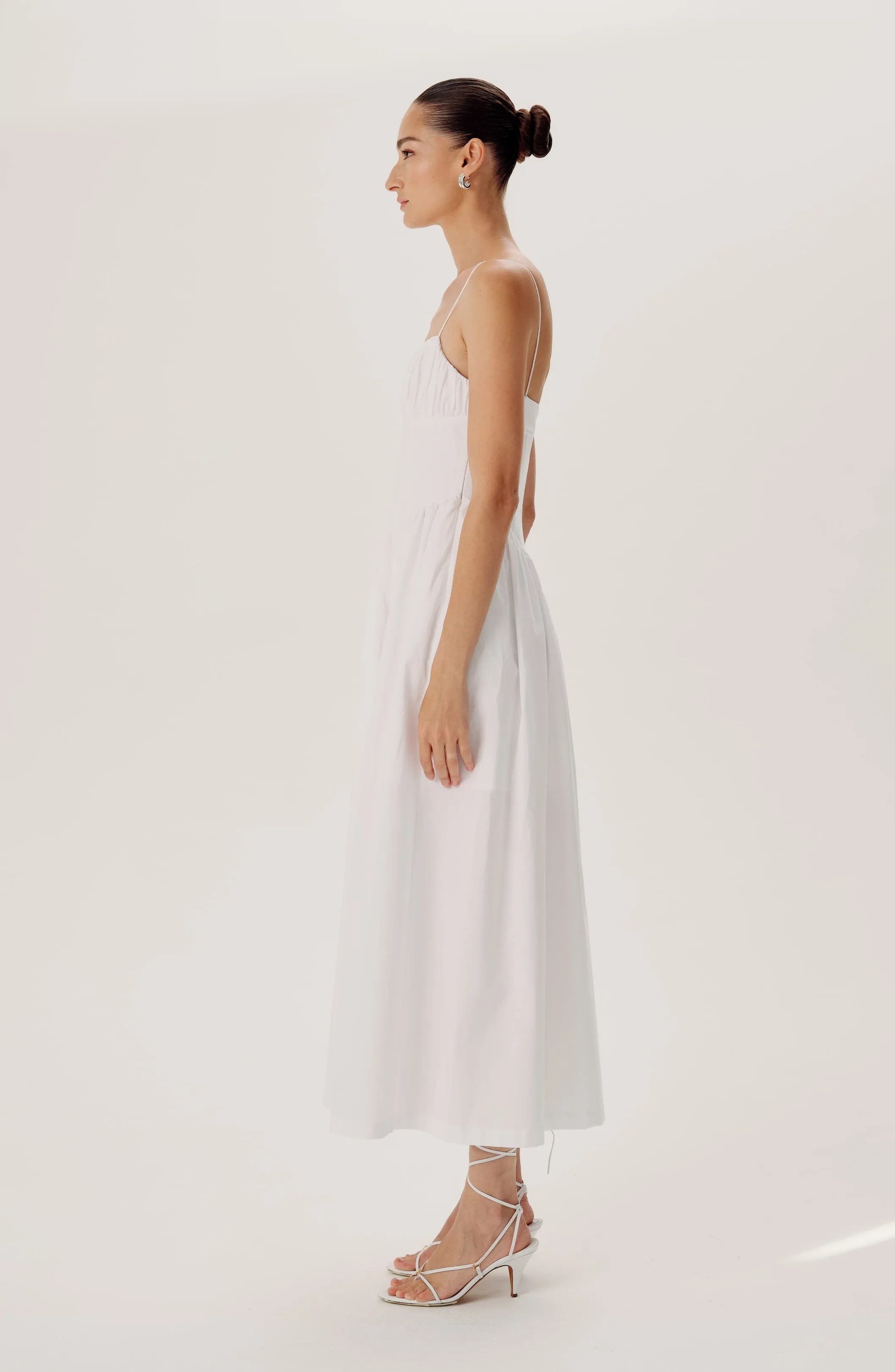 Carmine Dress - Optic White sold by Ronny Kobo Collection product image thumbnail 3