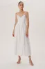 Carmine Dress - Optic White sold by Ronny Kobo Collection